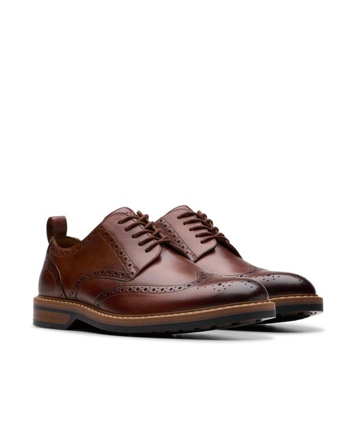 Clarks Brown Brogues for men