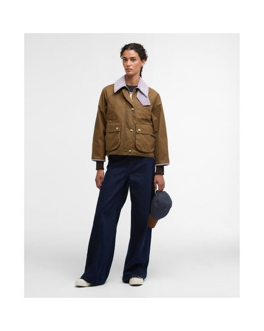 Barbour Green B.Li Crop Beadnell Ld63