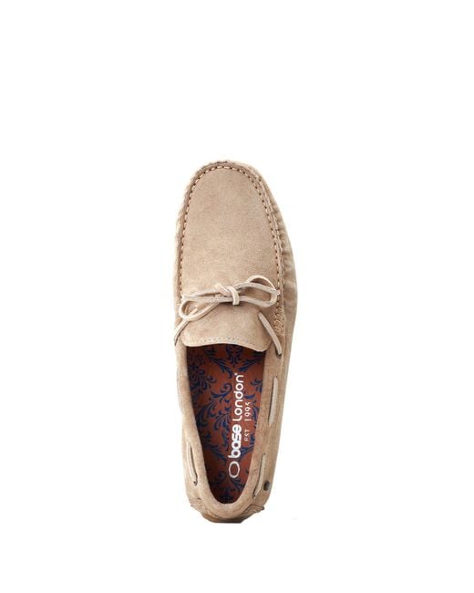 Base London Natural Brooks Driver Shoe for men