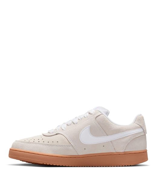 Nike White Low-Top Trainers