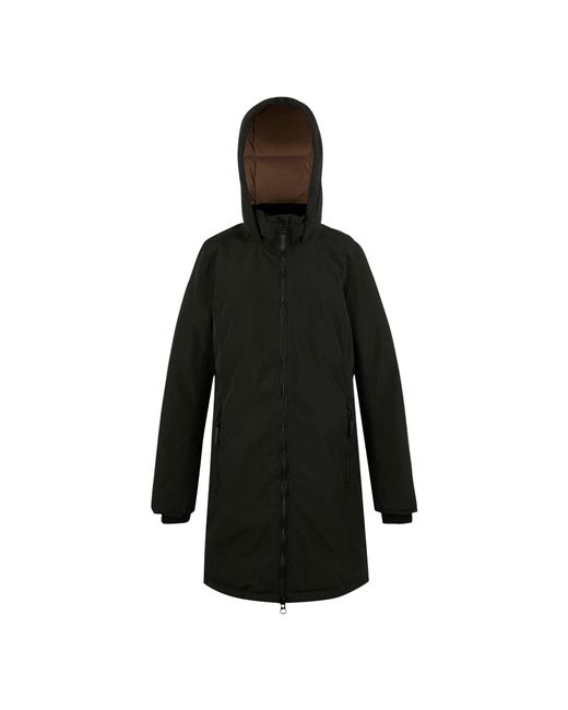 Regatta Black Marron Long Length Insulated Waterproof Jacket
