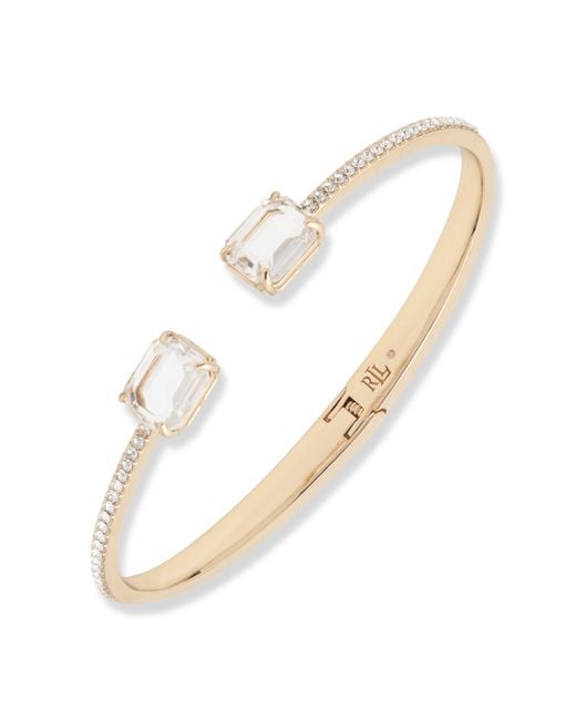 Ralph Lauren Metallic Lauren Ralph Lauren Boxed Pave Cuff Bangle