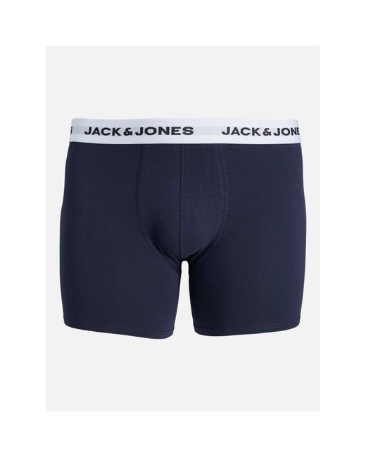 Jack & Jones White Basic 5 Pack Trunks for men