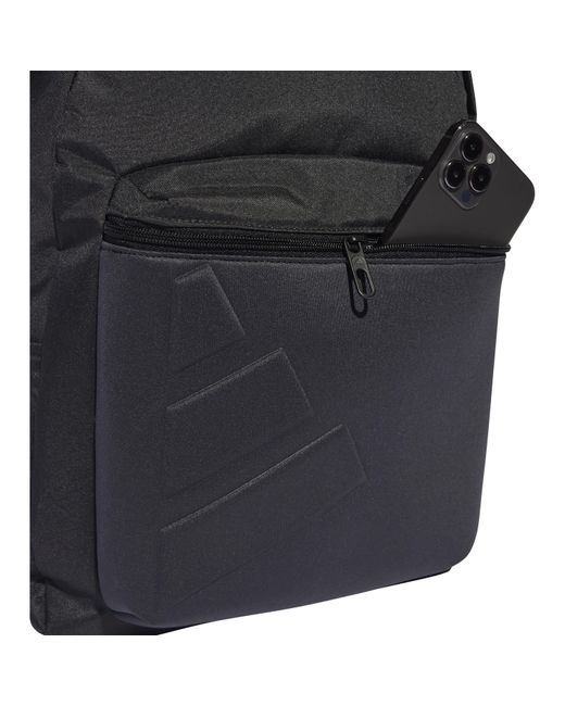 Adidas Black Essentials Embossed Logo Backpack Adults