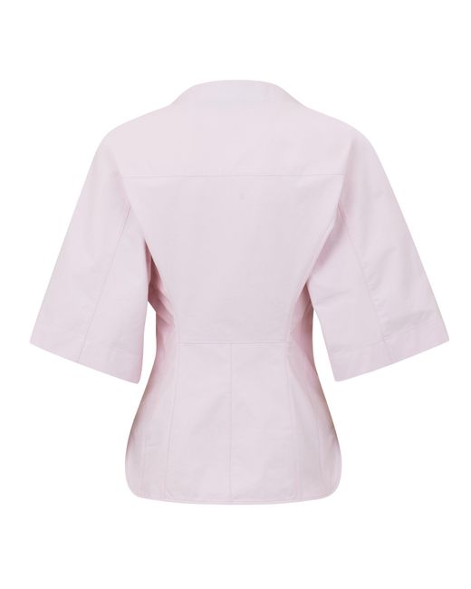 Jacquemus Purple Plain Short Sleeve Shirt