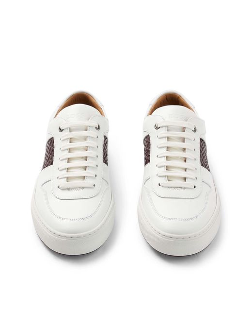 Boss White Mirage Tennis Trainers for men