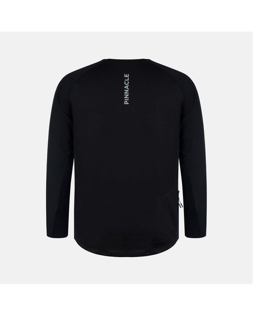Pinnacle Black Long Sleeve Mtb Jersey for men