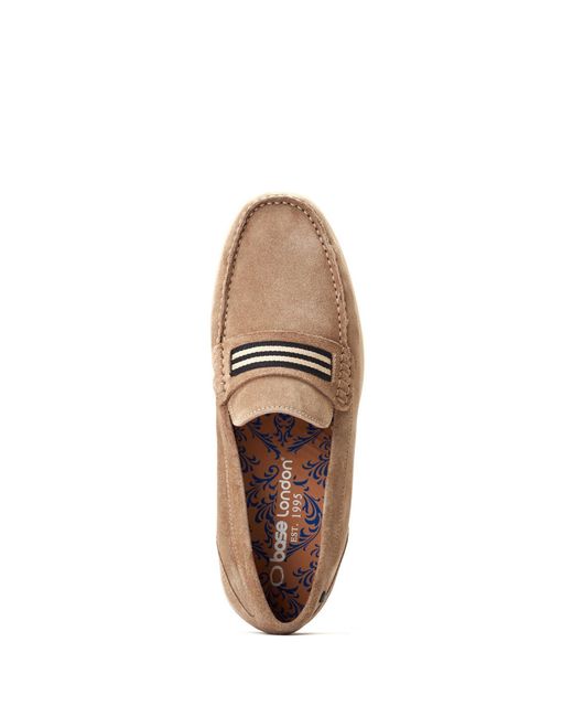 Base London Brown Drum Loafer for men