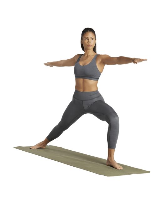 Adidas Gray All Me 7/8 Performance Gym Leggings