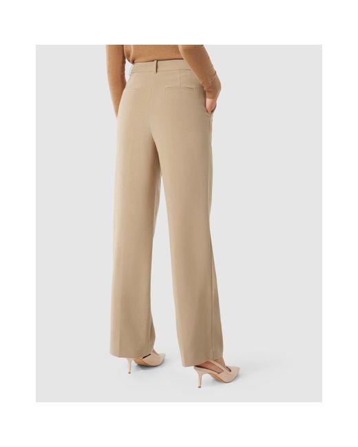Forever New Natural Danielle Straight Leg Pants