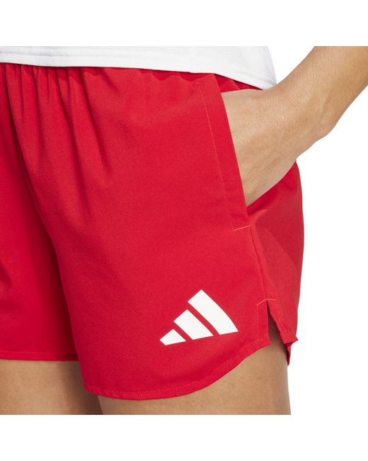Adidas Red Noc Poland Running Road Shorts