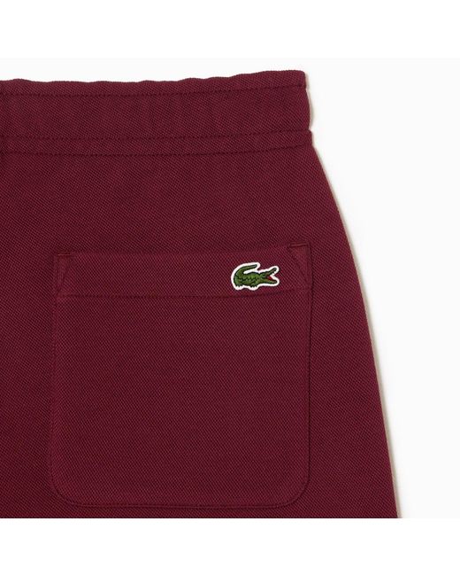 Lacoste Red Sweatpants