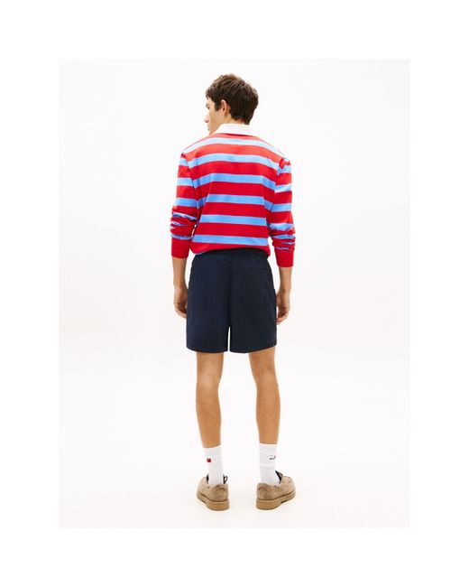 Tommy Hilfiger Blue Woven Tracksuit Shorts for men