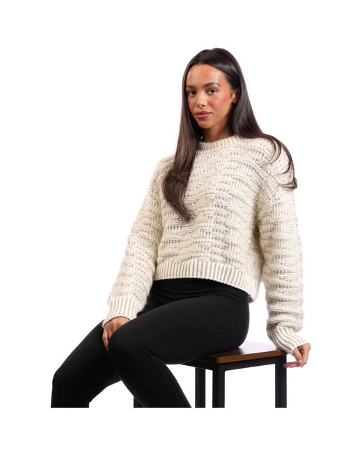 Boss Natural Flomira Knitted Top