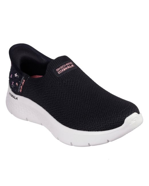 Skechers Blue Go Walk Flex Sunset Rose Slip-On Runners