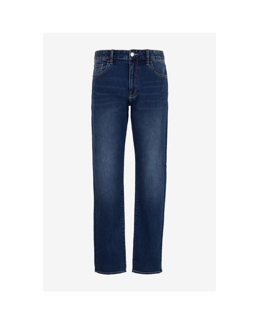 ARMANI EXCHANGE Blue J16 Regular Fit Jeans for men