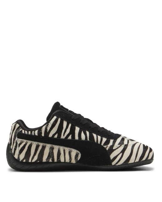 PUMA Black Speedcat Pony Low-Top Trainers