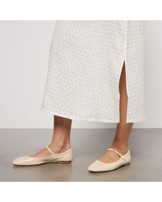 Sleeper White Garden Linen Dress