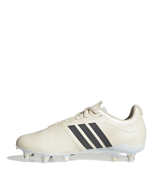 Adidas White Adizero Rs15 Rise Soft Ground Rugby Boots