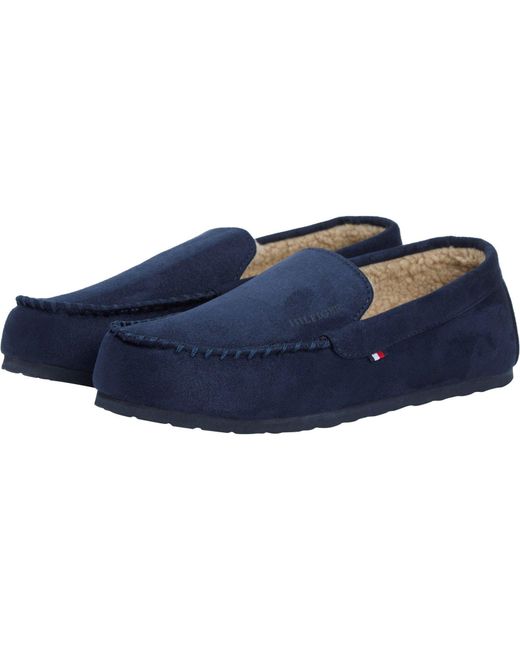 Tommy Hilfiger Blue Driver Moccasin Slippers for men