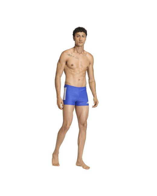 Adidas Originals Blue 3S Infinitex Drive Boxer Trunks for men