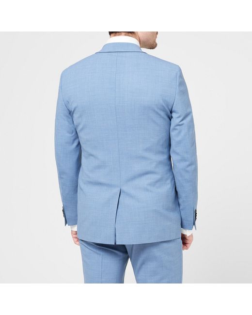 Without Prejudice Blue Kilburn Slim Fit Suit Jacket for men