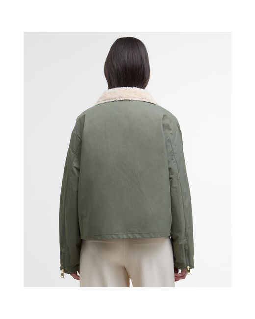 Barbour Green Luanda 3-In-1 Showerproof Long Sleeve Rain Anorak