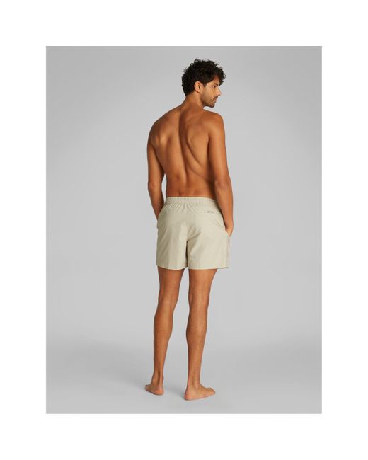Calvin Klein Natural Medium Tape Swim Shorts for men