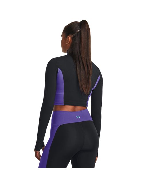 Under Armour Blue Project Rock Cropped Gym Jacket
