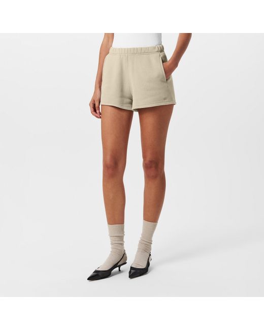 Represent Natural Rep Initial Fleece Material Shorts