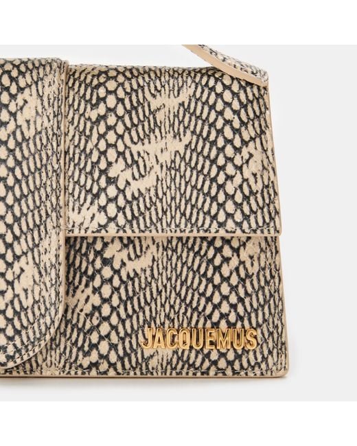 Jacquemus Metallic Leather Le Grand Bambino Crossbody Bag
