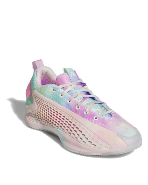 Adidas Pink Anthony Edwards 1 Basketball Shoes for men