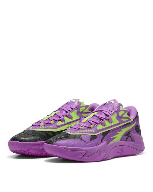 PUMA Purple Scoot Zeros Ii Lab Basketball Trainers for men