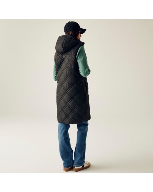 Regatta Black Rurietta Water-Repellent Hooded Gilet
