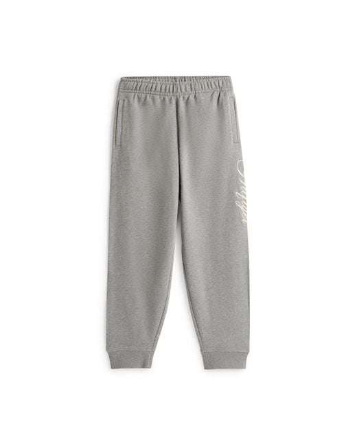 Tommy Hilfiger Gray Script Closed Cuff Soft Fleece Joggers