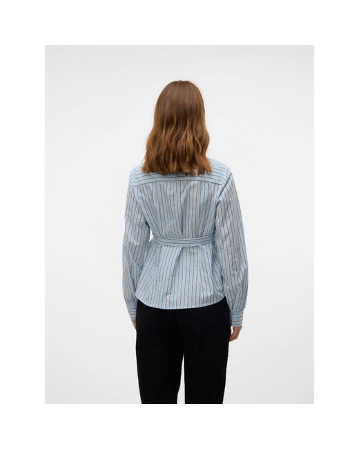 Mama.licious Blue Mama Long-Sleeve Patterned Shirt