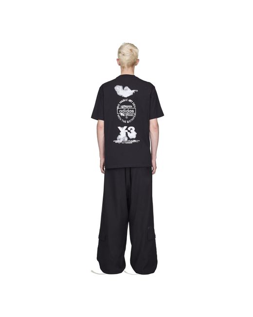 Y-3 Black T-Shirt for men