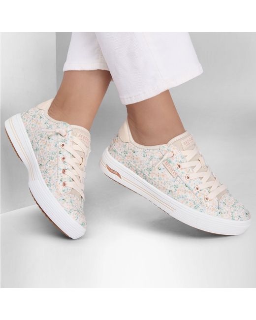 Skechers White Arch Fit Arcade