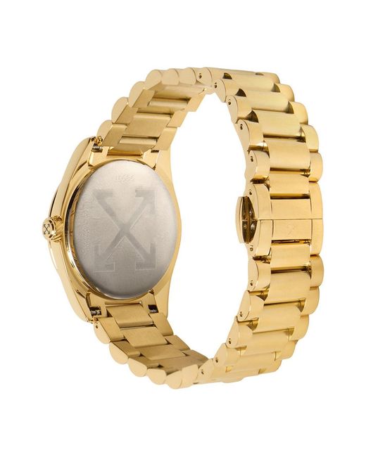 Off-White c/o Virgil Abloh Metallic Crossing Watch