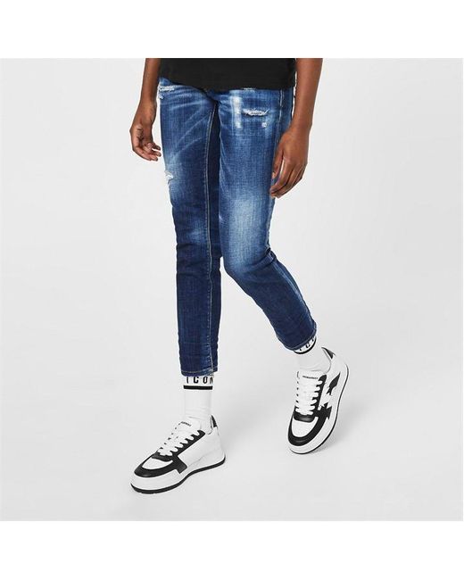 DSquared² Blue Cropped Jennifer Denim Jeans