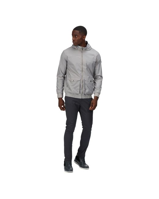 Regatta Gray Reaver Waterproof Jacket for men