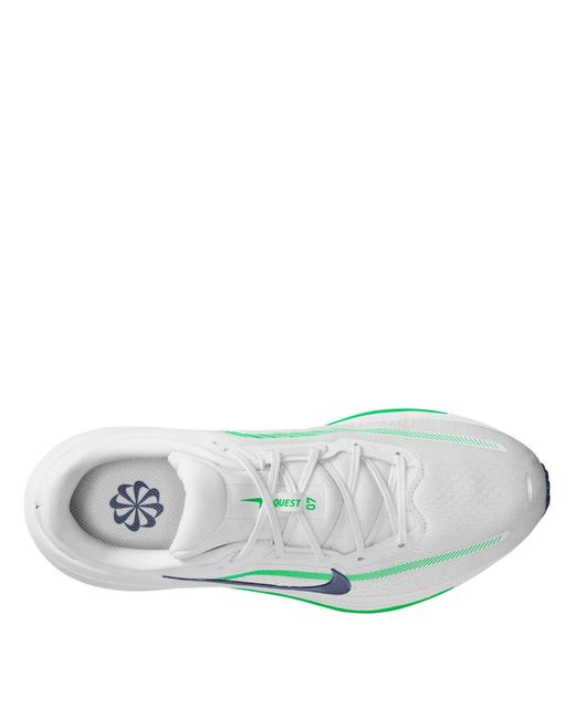 Nike White Quest 7 Road Running Shoes for men