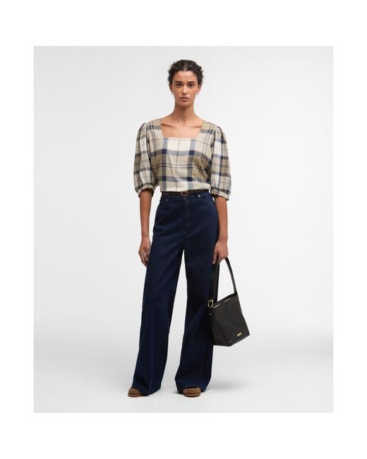 Barbour Multicolor Short Sleeve Blouse