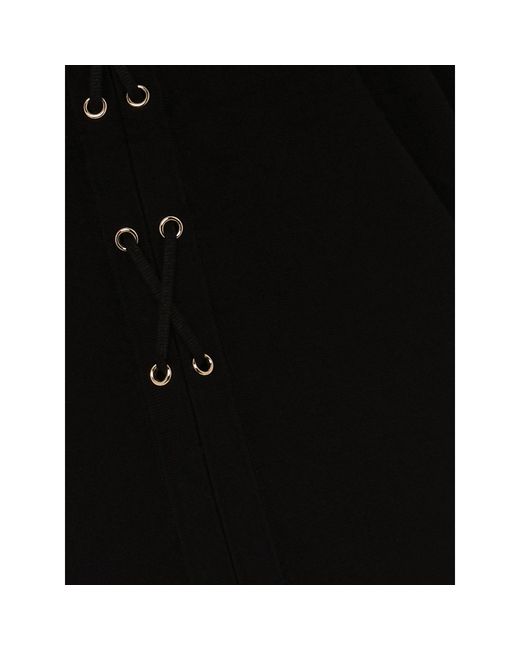 Phase Eight Black Cristine Lace Up Knit