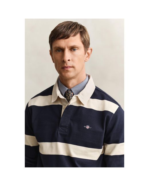 Gant Blue Rugby Polo Shirt for men