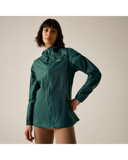 Regatta Green Pack It Iii Waterproof Jacket