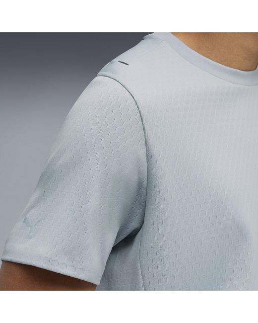 PUMA Blue Pd Carbon Short Sleeve Performance T-Shirt for men
