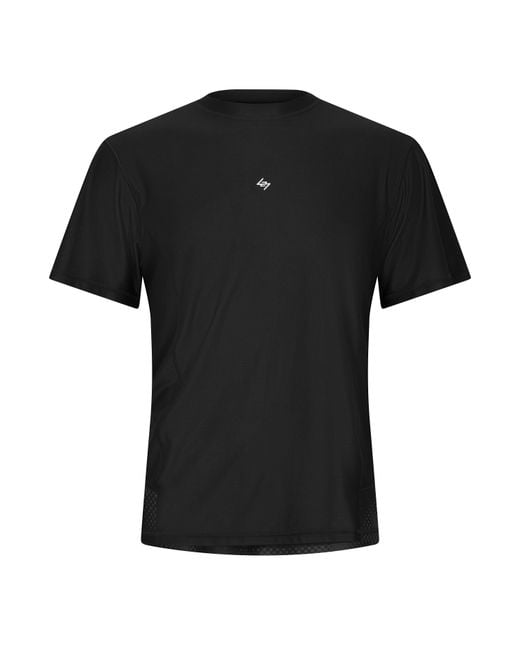 REPRESENT 247 Black Short Sleeve Performance Gym Top for men