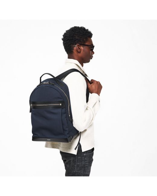 Tom Ford Blue Tf Backpack for men