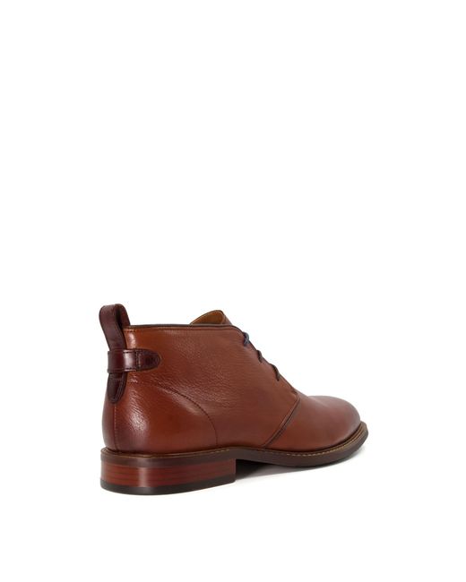 Dune Brown Marching Leather Shoe for men